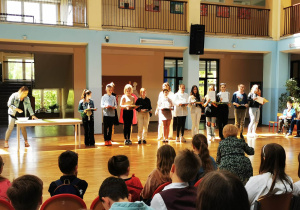 Wspólne zdjęcie laureatów.