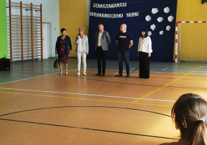 Organizatorzy konkursu podczas ogłoszenia wyników.