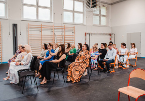 Rada pedagogiczna podczas pożegnania ósmej klasy.