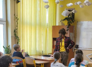 Czwartoklasiści w Akademii Pana Kleksa