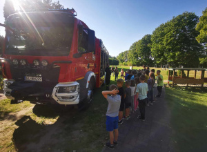 Próbna ewakuacja i spotkanie ze strażakami