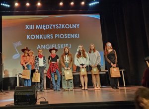 XIII Międzyszkolny Konkurs Piosenki Angielskiej