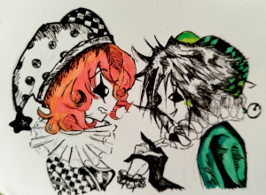 „Między kreskami”- wystawa prac naszej uczennicy