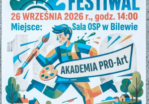 Plakat informujący o Festiwalu Eko-Art